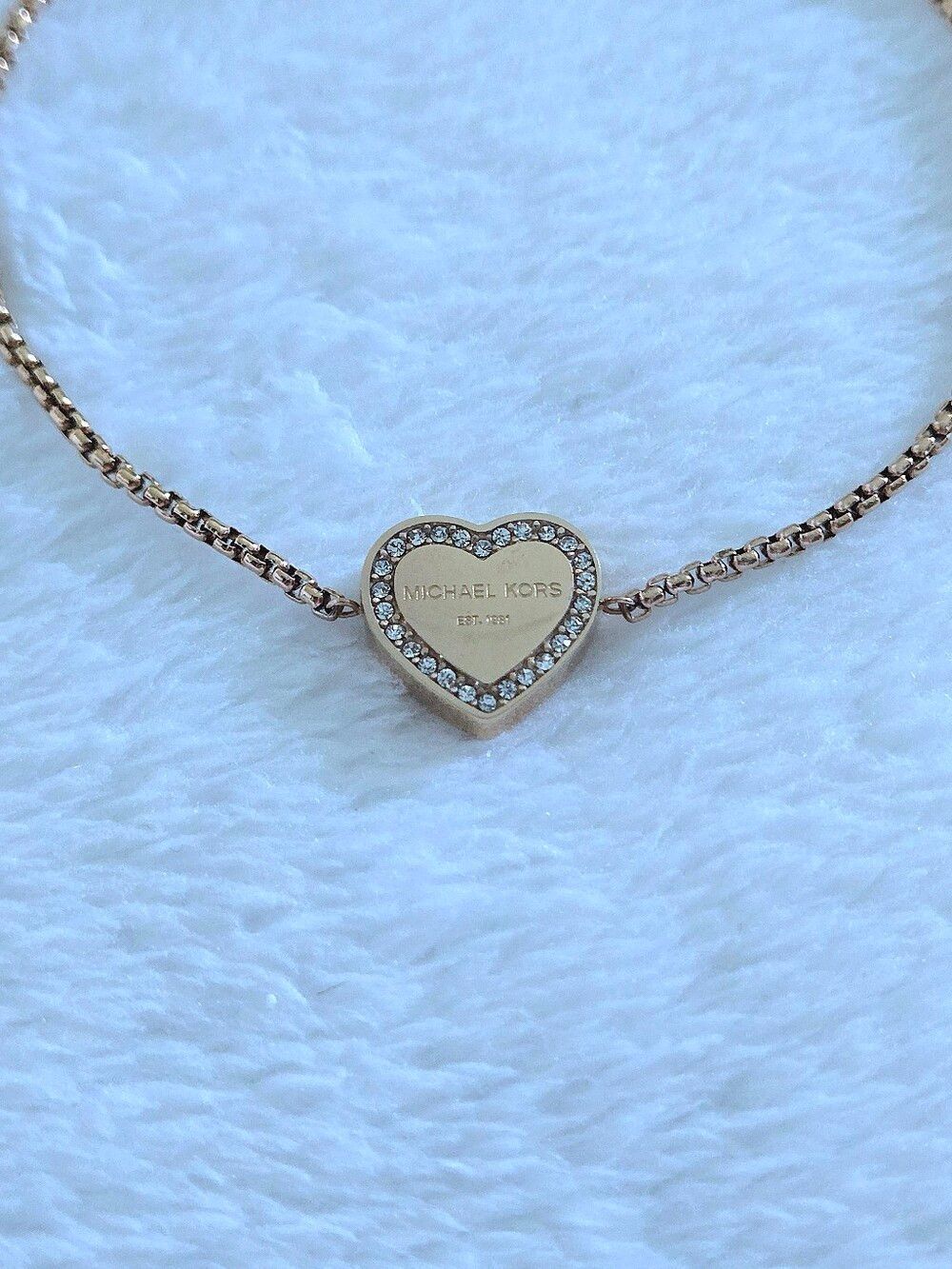 ✨️HP✨️ Michael Kors Rose🌹 Gold💛 Heritage Heart Set - NIB - Picture 7 of 16